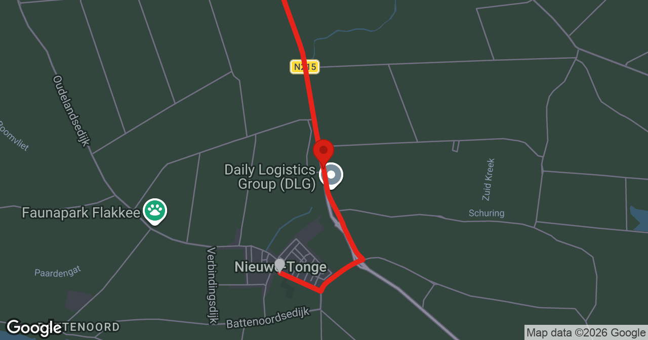 Kaart van de meldlocatie
