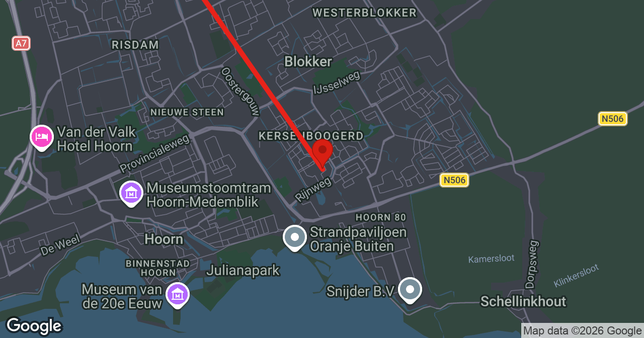 Kaart van de meldlocatie