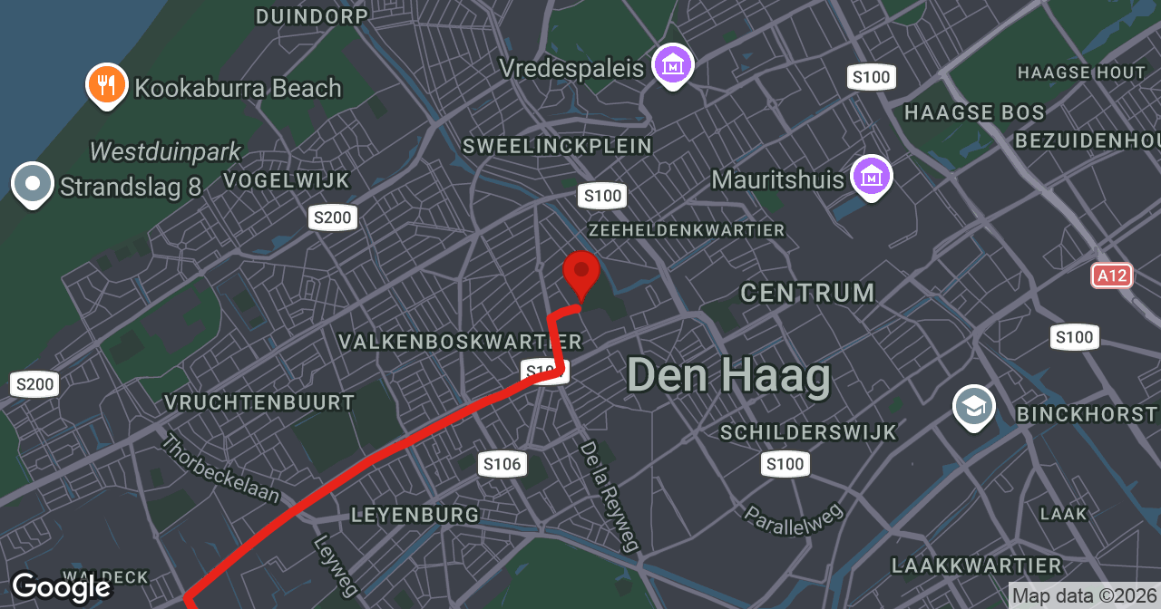 Kaart van de meldlocatie