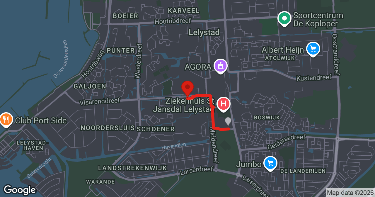 Kaart van de meldlocatie