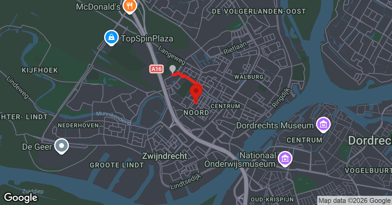 Kaart van de meldlocatie