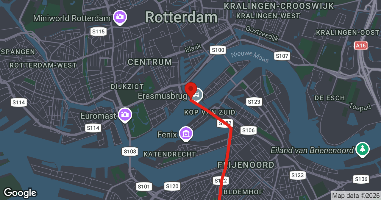 Kaart van de meldlocatie