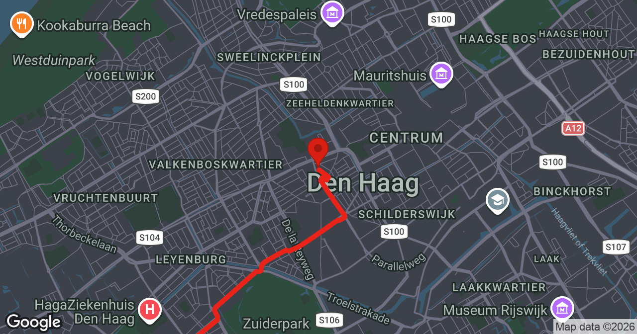 Kaart van de meldlocatie