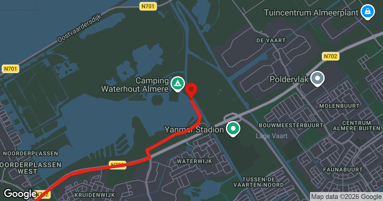 Kaart van de meldlocatie