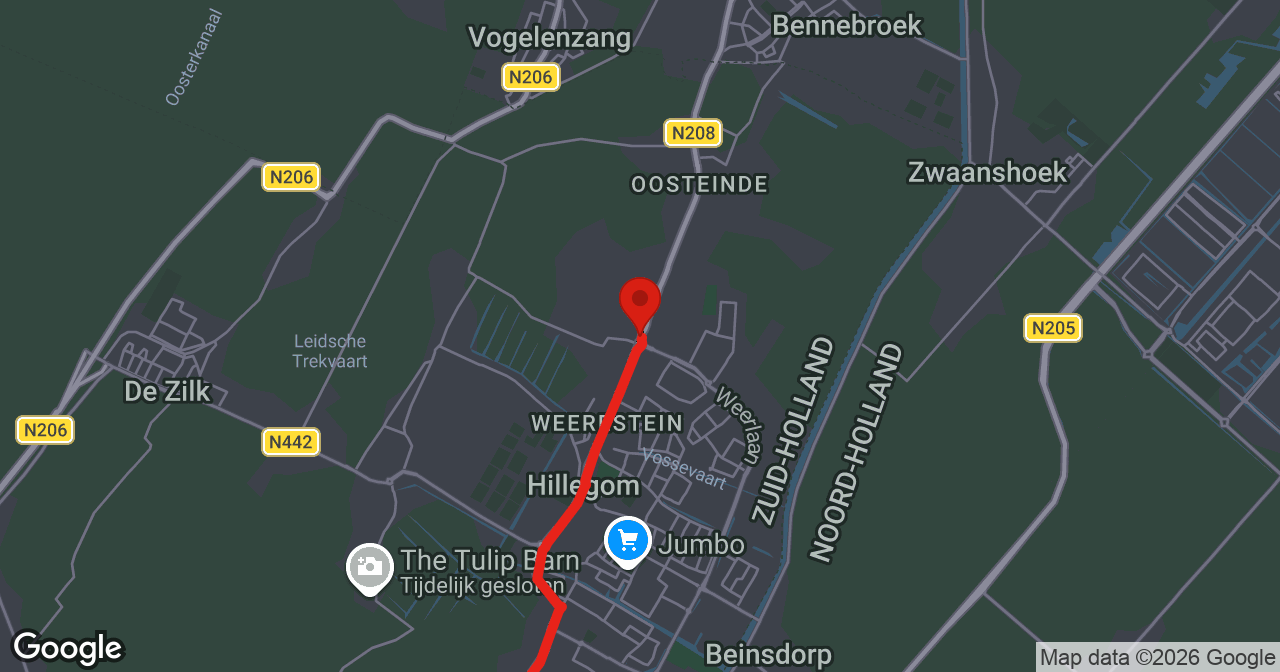 Kaart van de meldlocatie