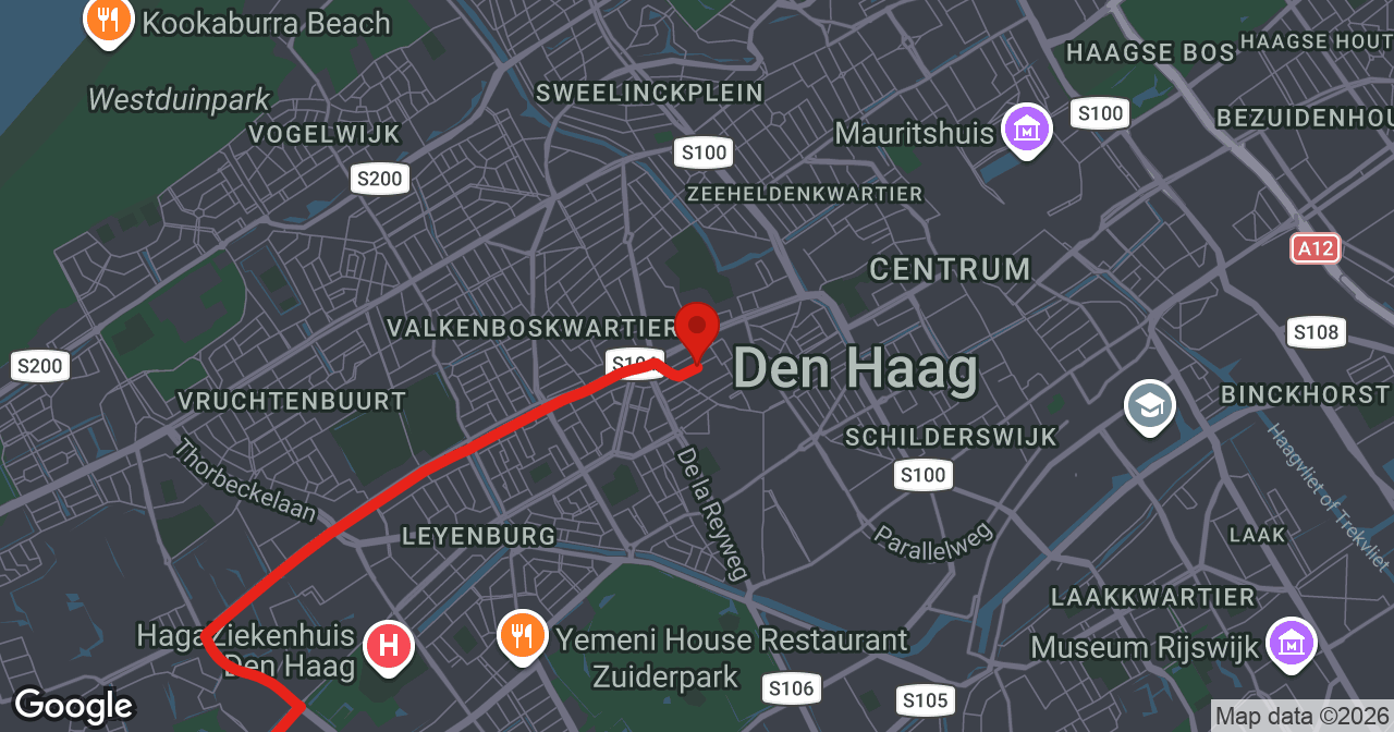 Kaart van de meldlocatie