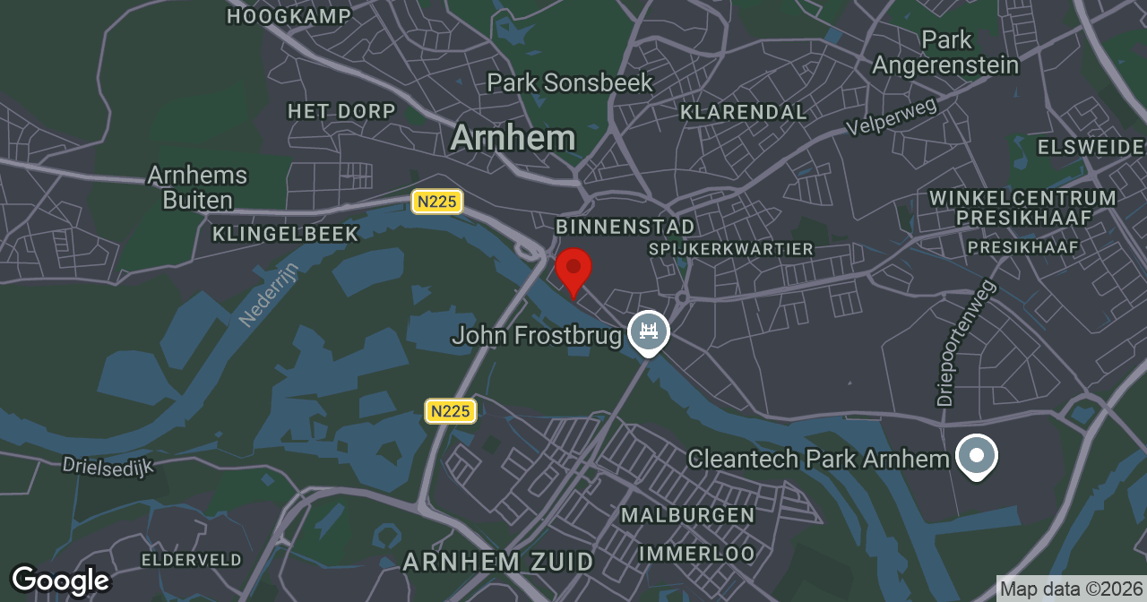 Kaart van de meldlocatie
