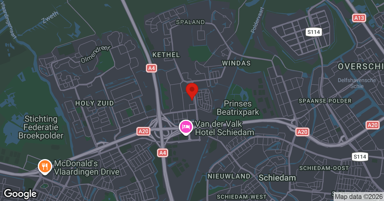 Kaart van de meldlocatie