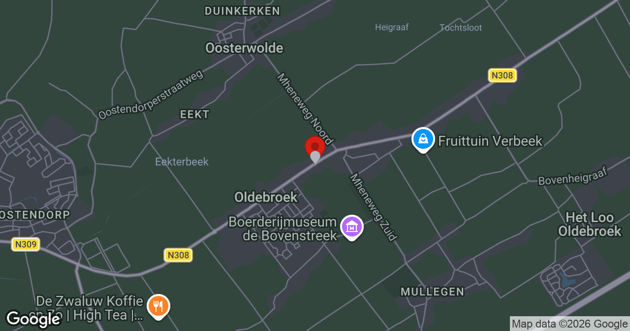 Kaart van de meldlocatie