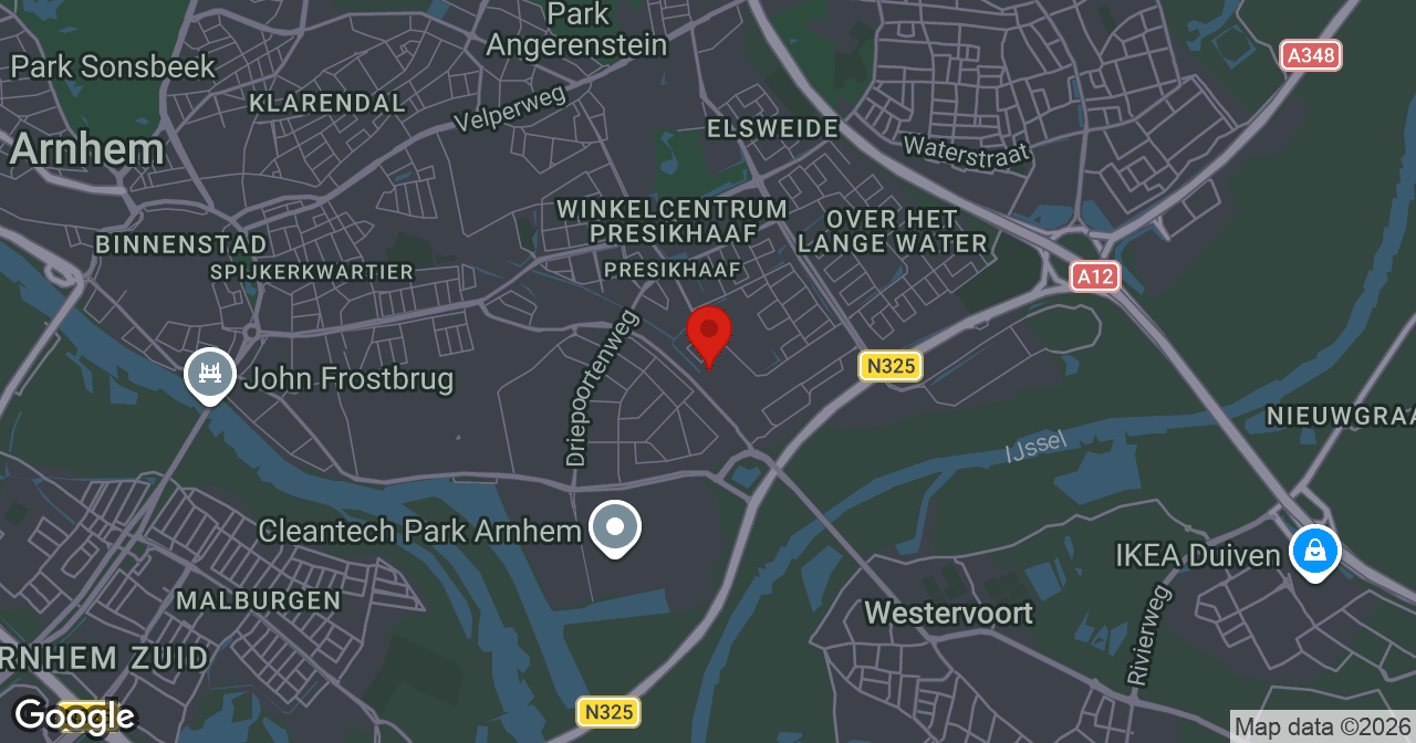Kaart van de meldlocatie