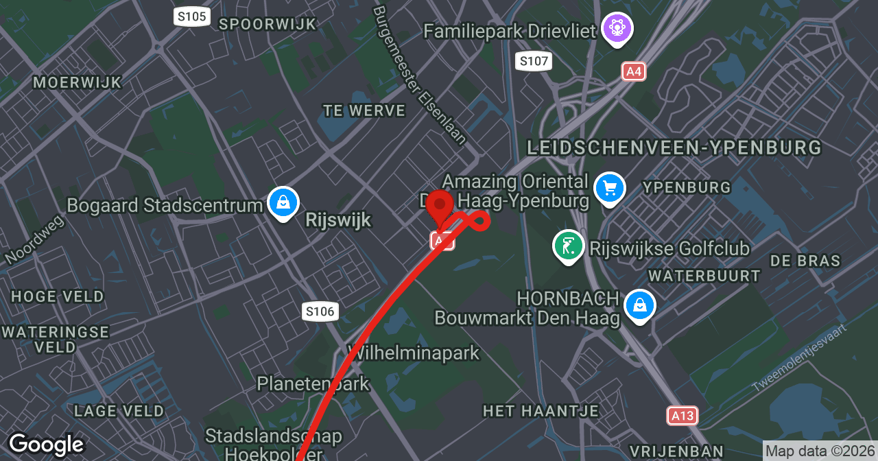 Kaart van de meldlocatie