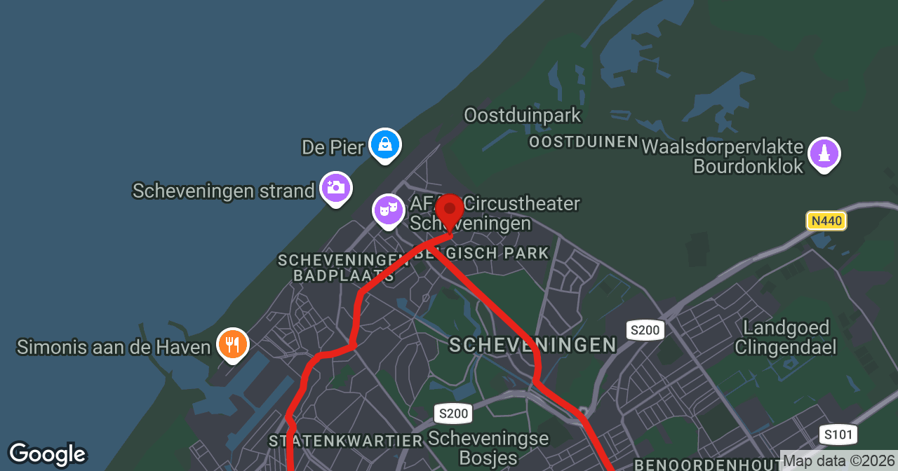 Kaart van de meldlocatie
