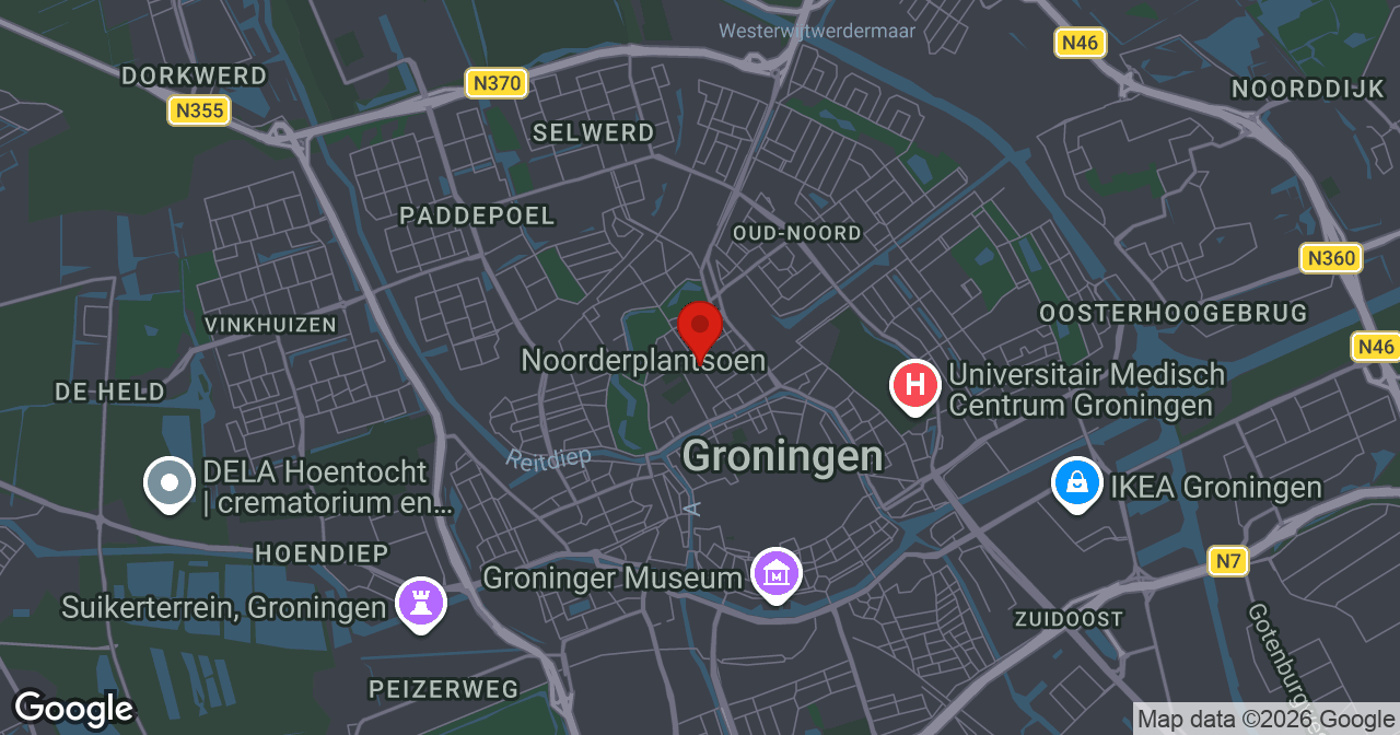 Kaart van de meldlocatie