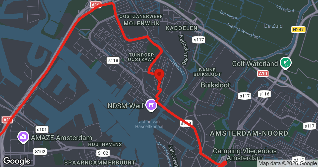Kaart van de meldlocatie