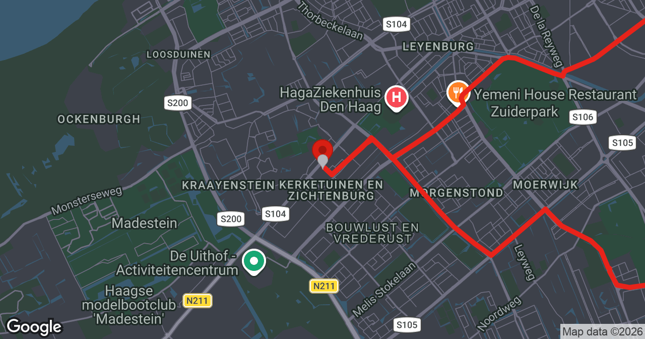 Kaart van de meldlocatie