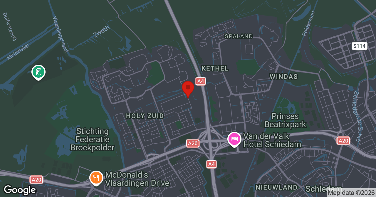 Kaart van de meldlocatie