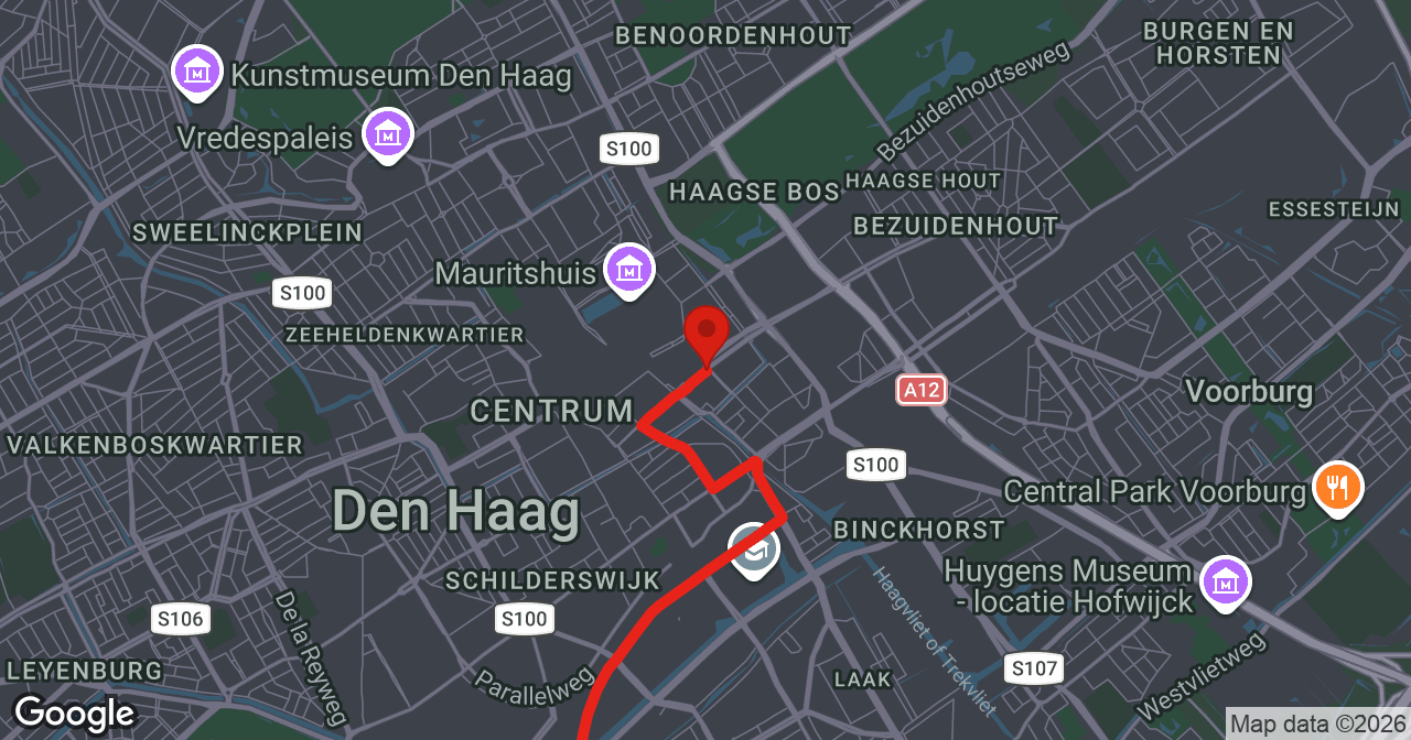Kaart van de meldlocatie