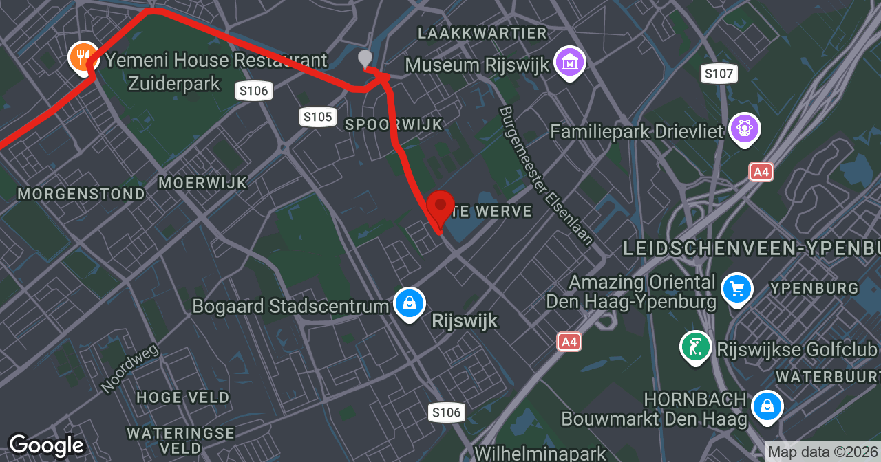 Kaart van de meldlocatie