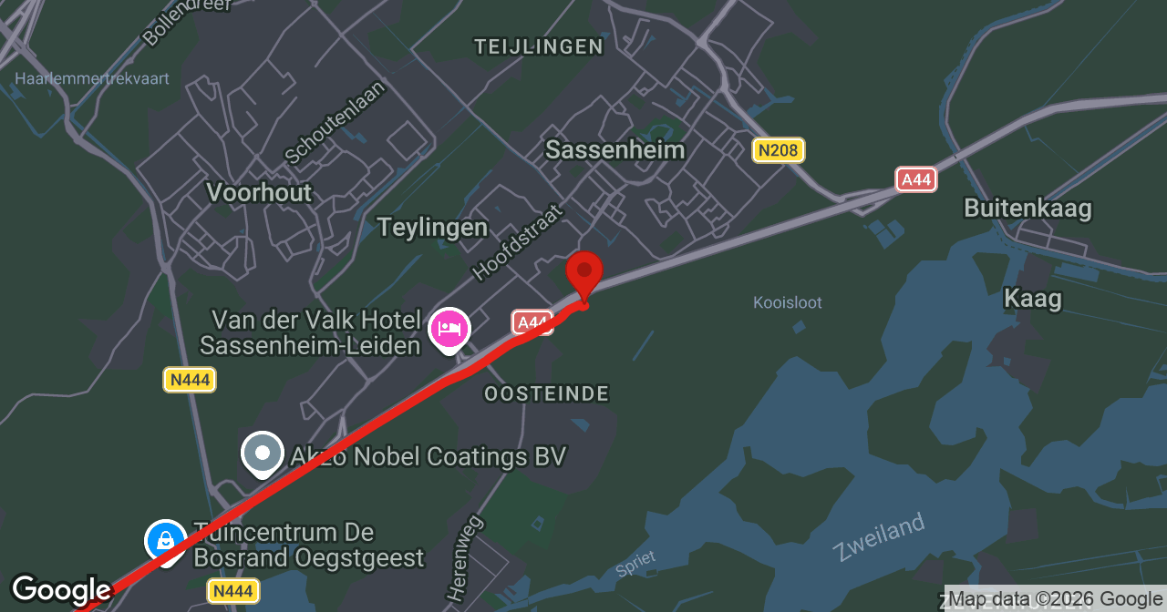 Kaart van de meldlocatie