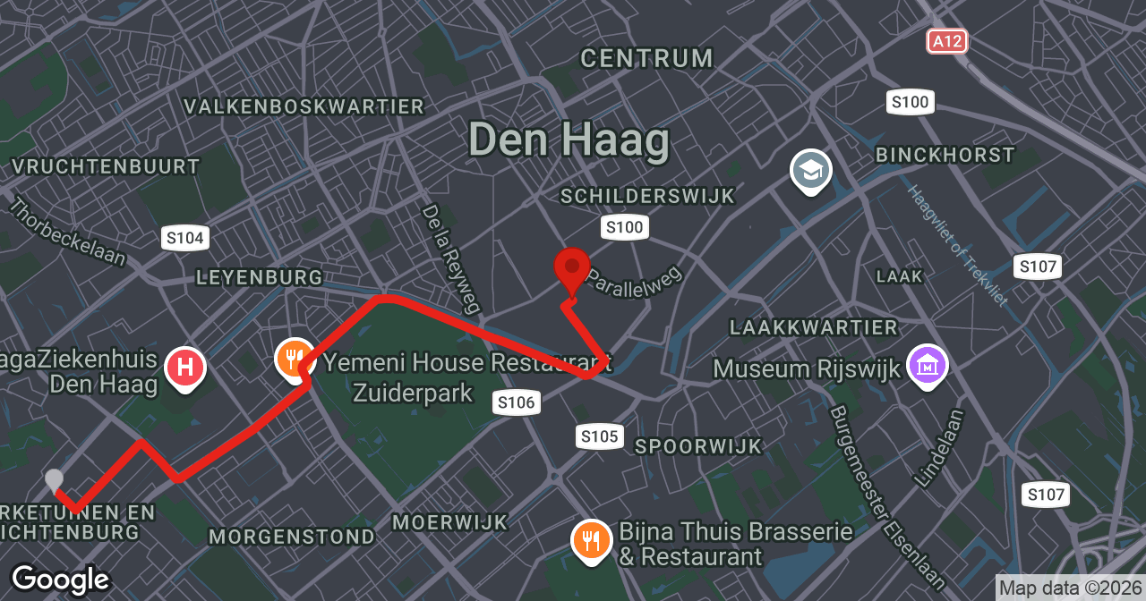 Kaart van de meldlocatie