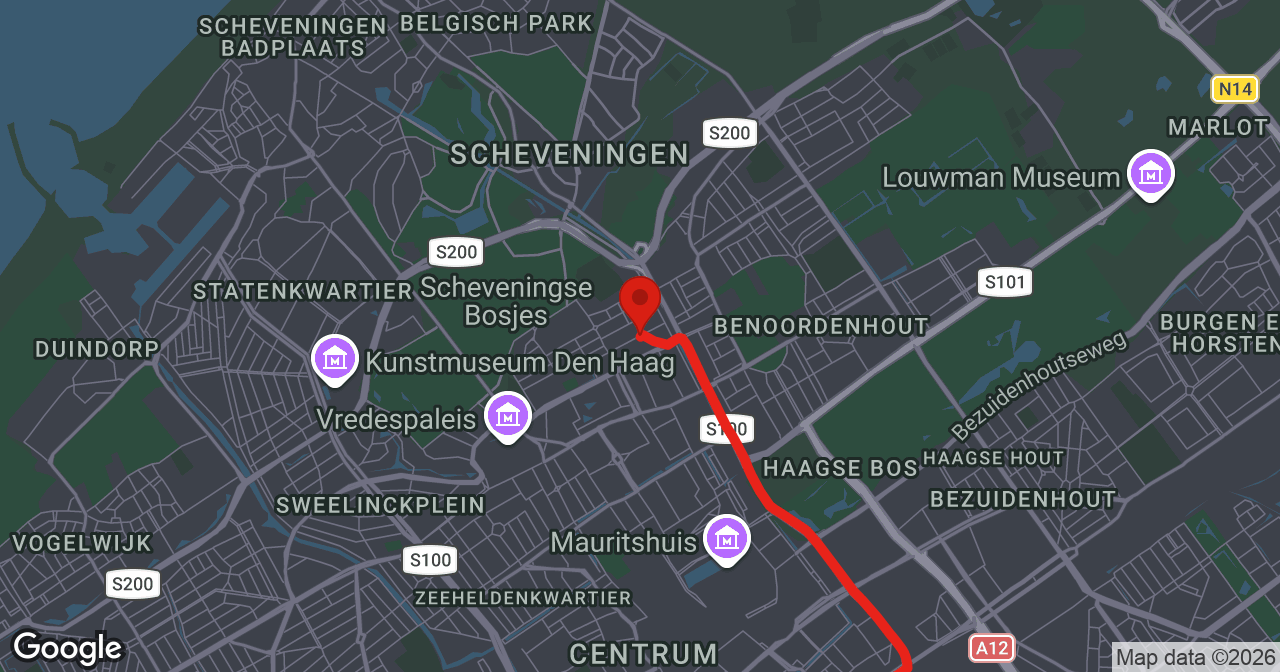 Kaart van de meldlocatie