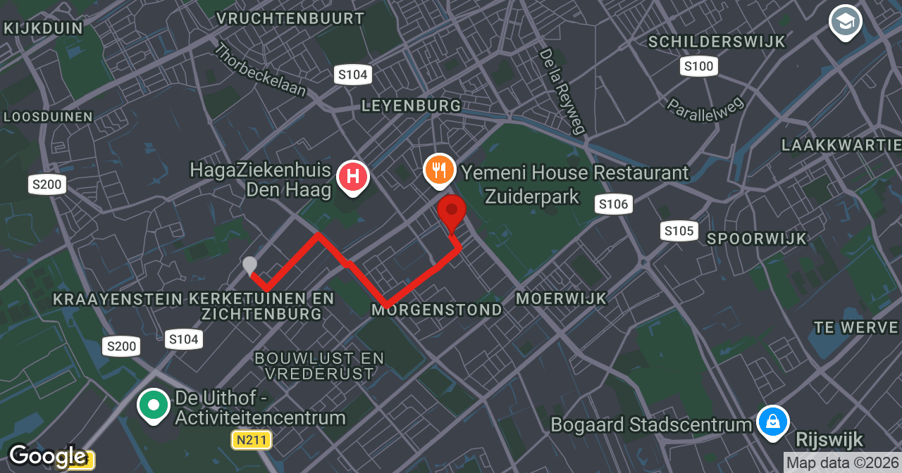 Kaart van de meldlocatie