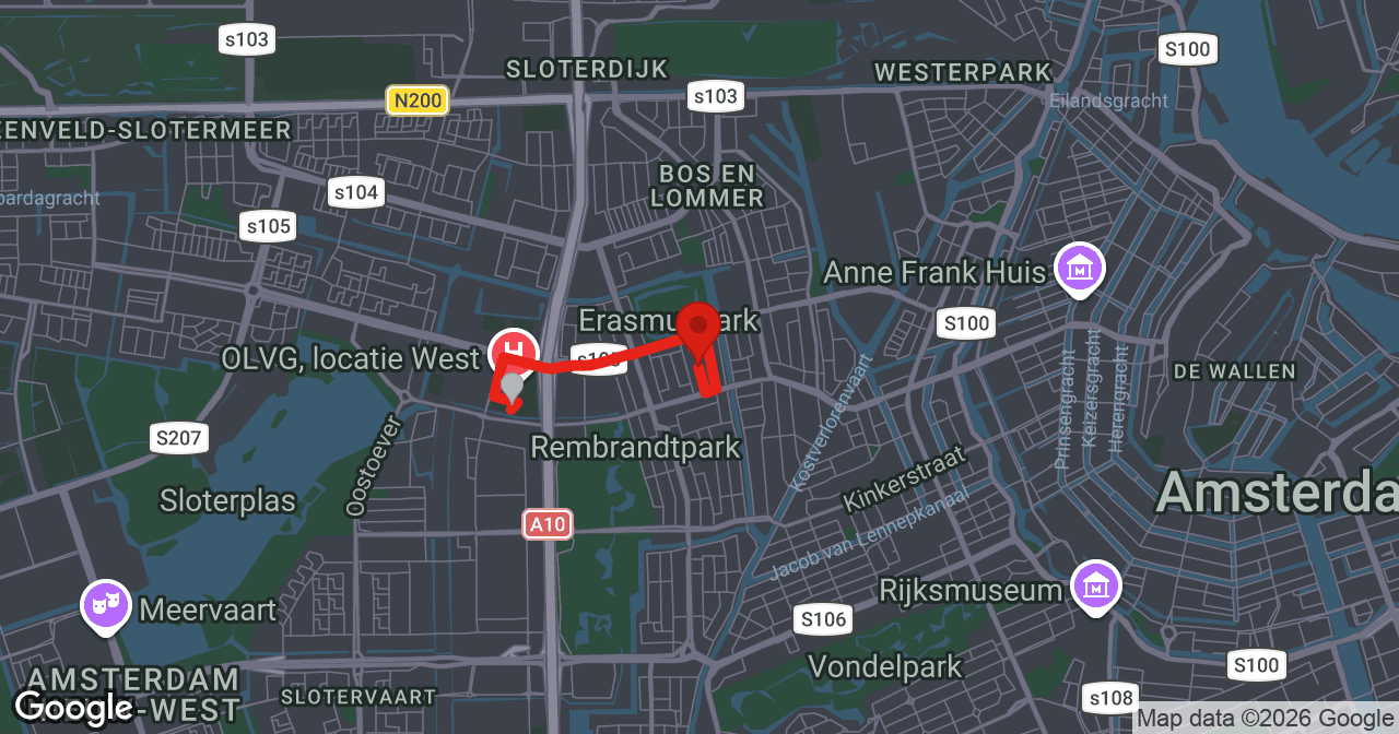 Kaart van de meldlocatie