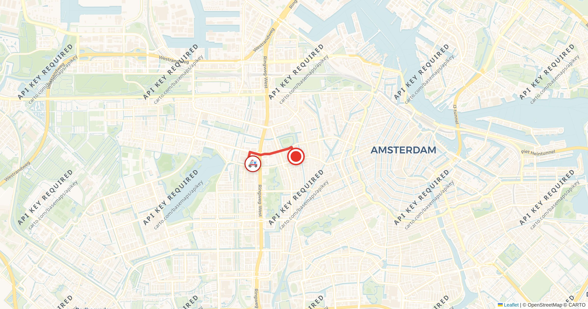 Kaart van de meldlocatie