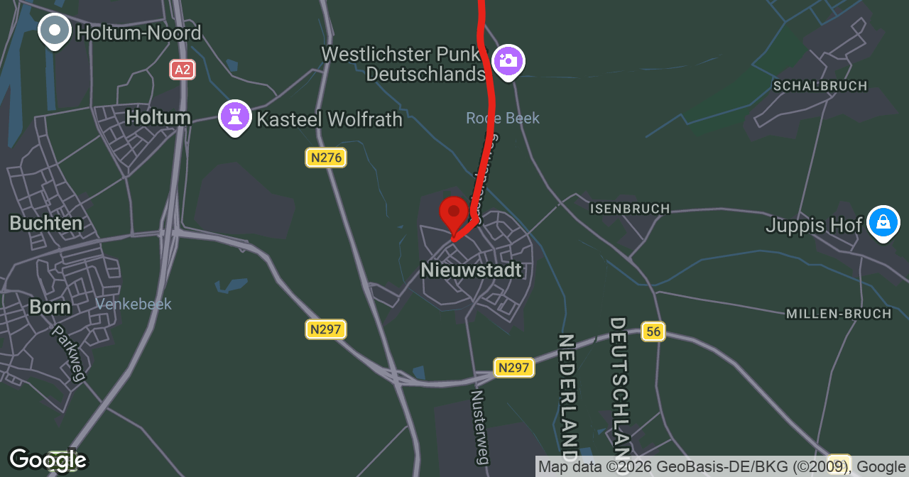 Kaart van de meldlocatie