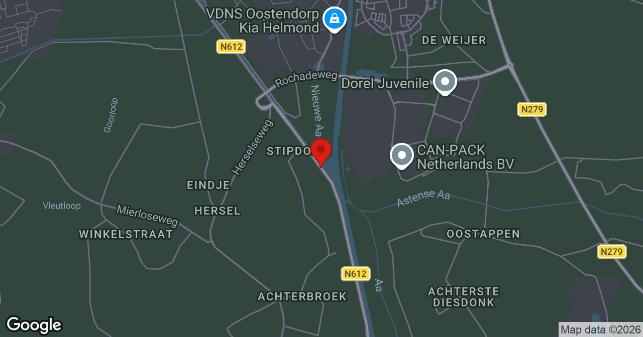 Kaart van de meldlocatie