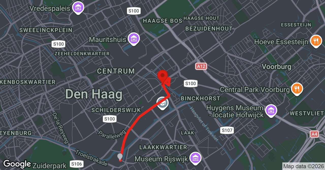 Kaart van de meldlocatie