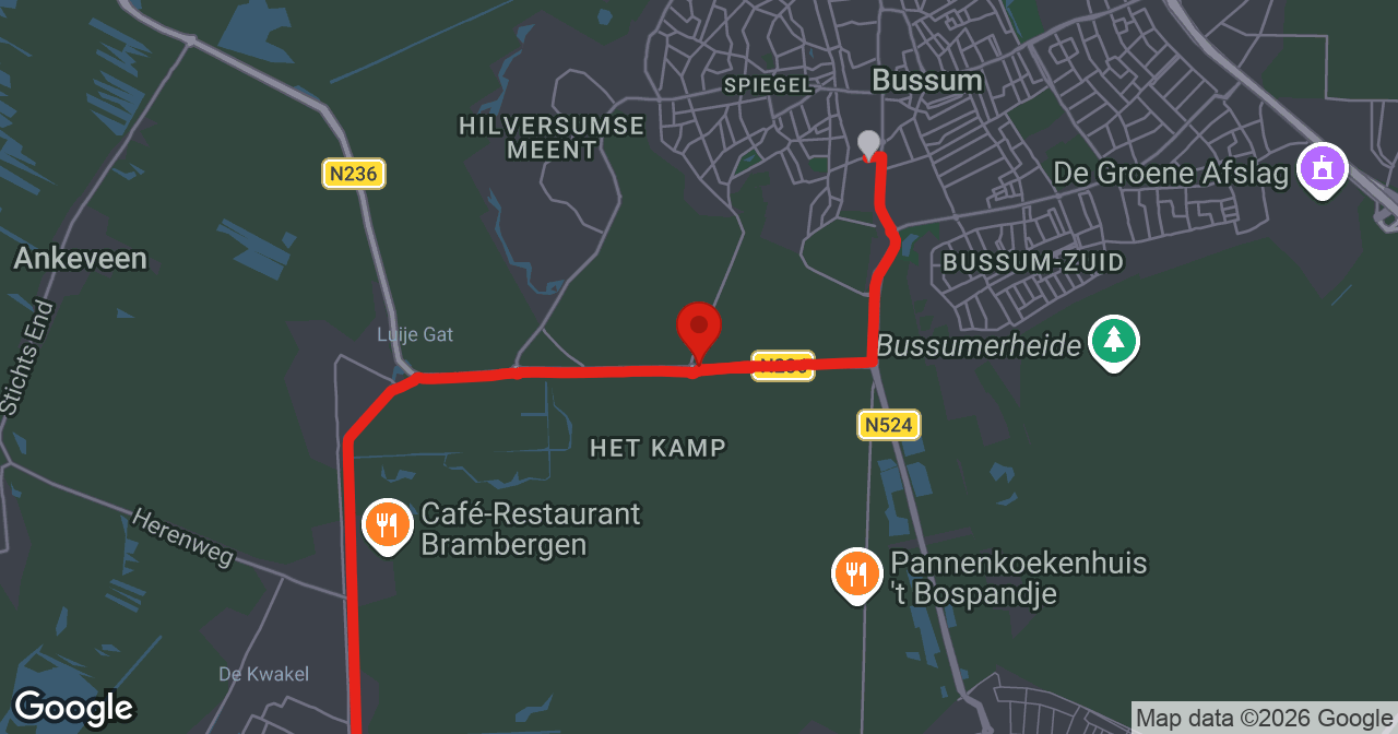 Kaart van de meldlocatie