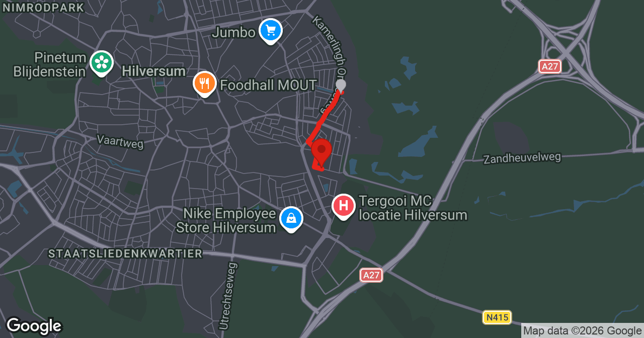 Kaart van de meldlocatie