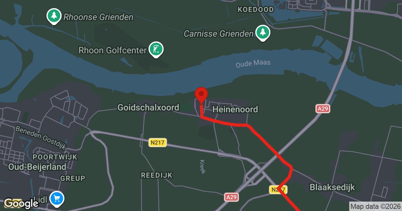Kaart van de meldlocatie