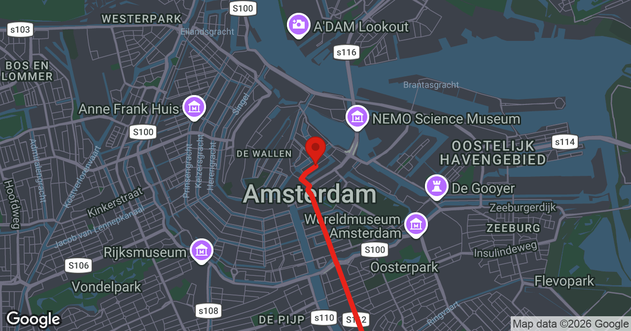 Kaart van de meldlocatie
