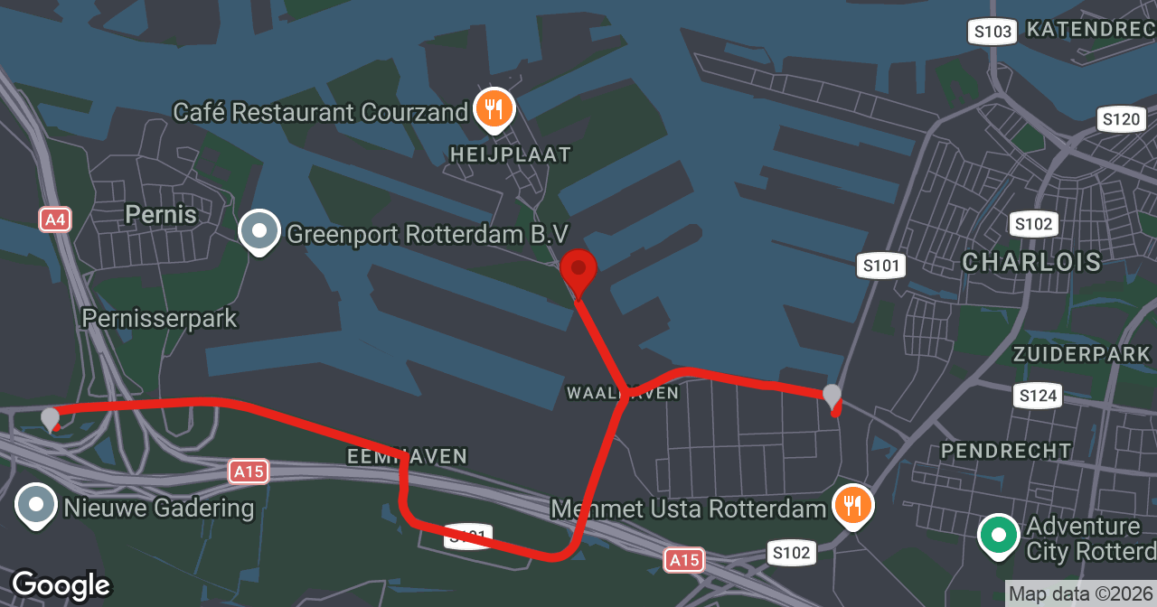 Kaart van de meldlocatie