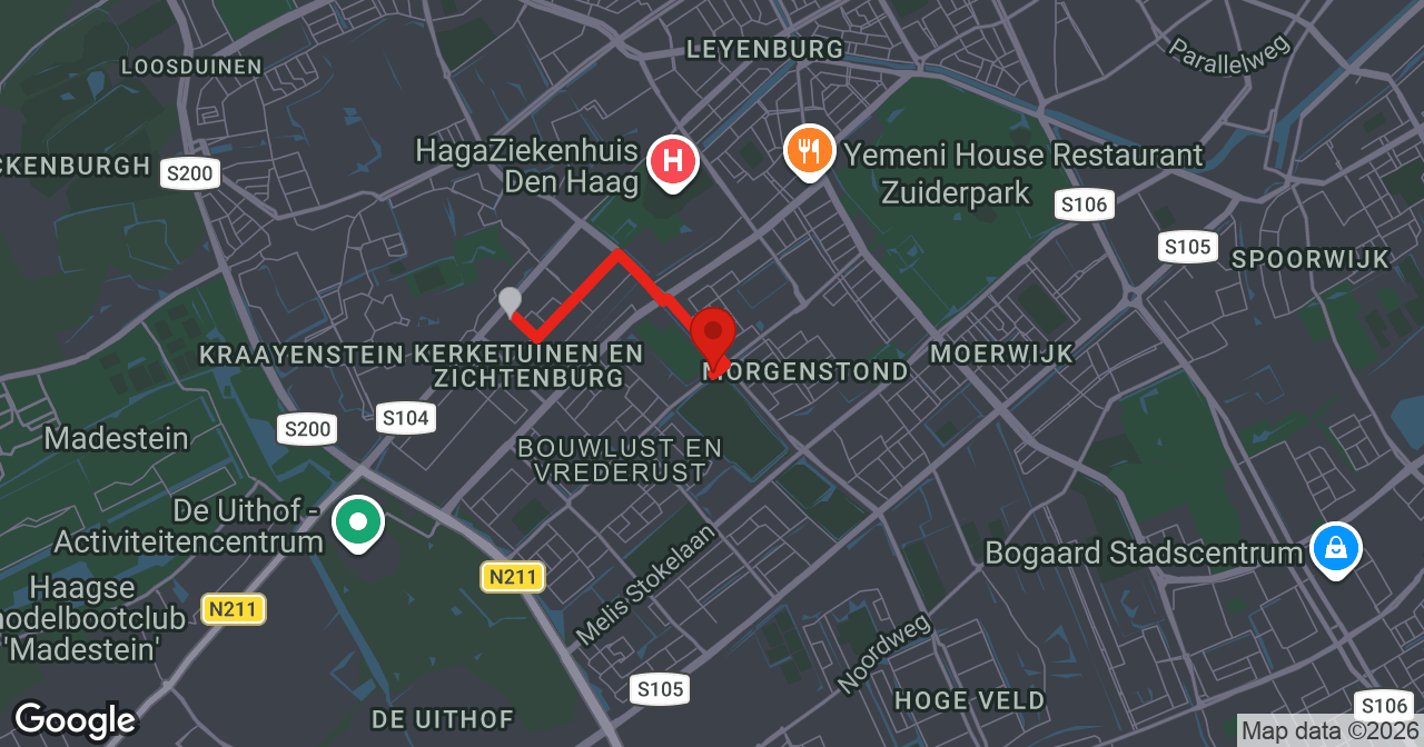 Kaart van de meldlocatie