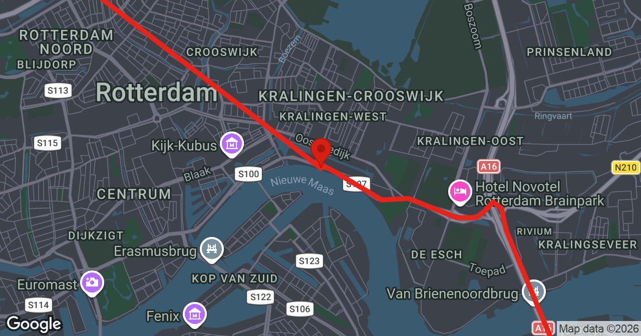 Kaart van de meldlocatie