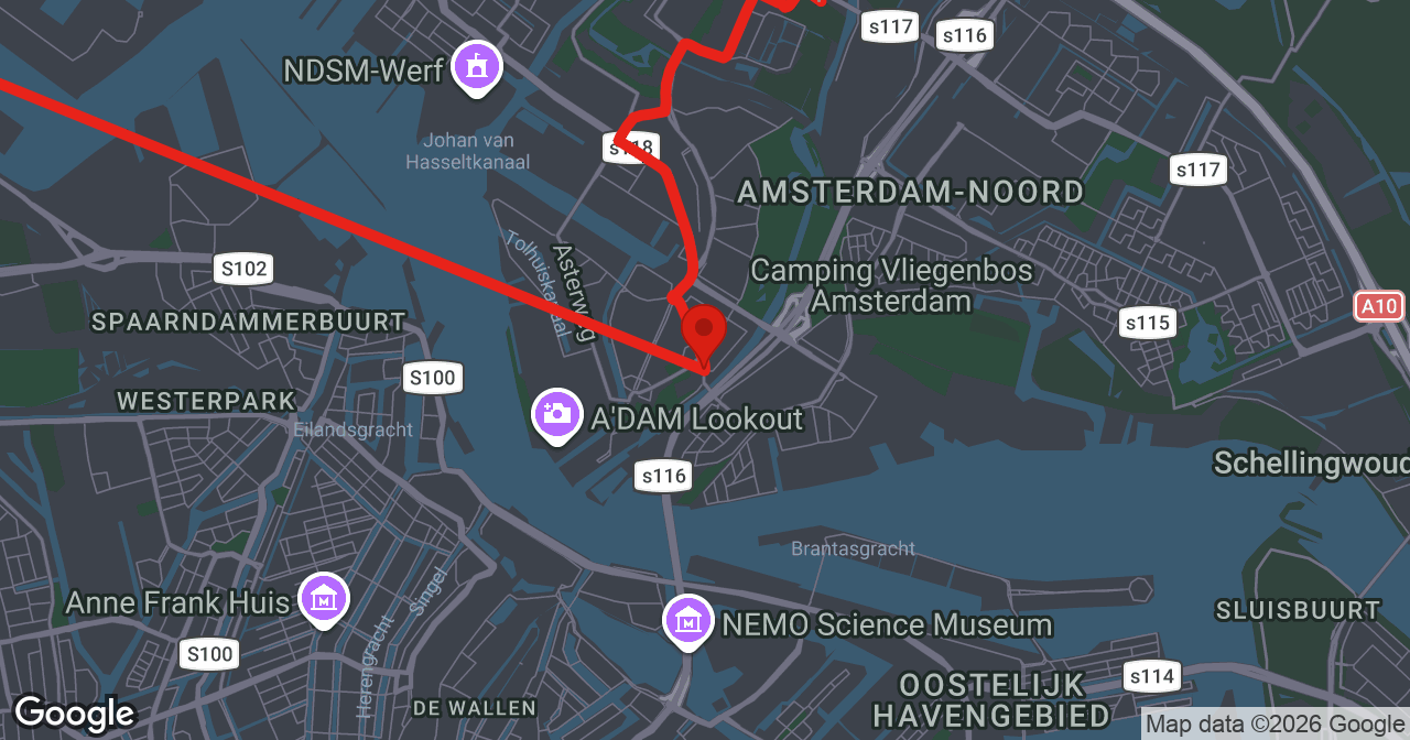 Kaart van de meldlocatie