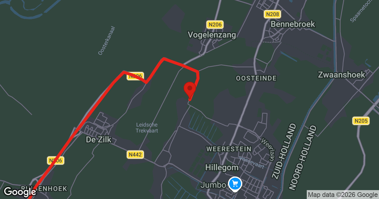 Kaart van de meldlocatie