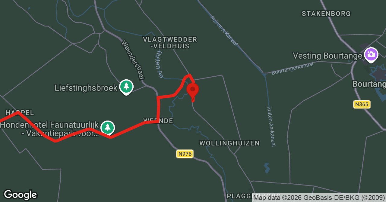 Kaart van de meldlocatie