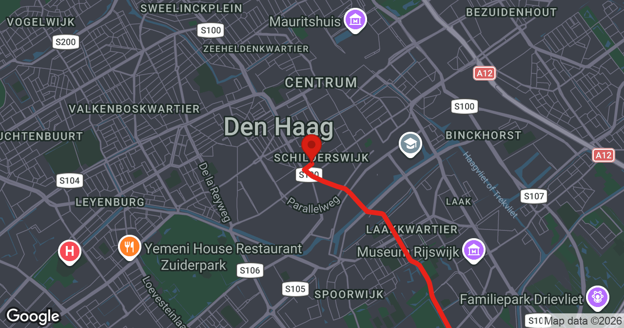Kaart van de meldlocatie