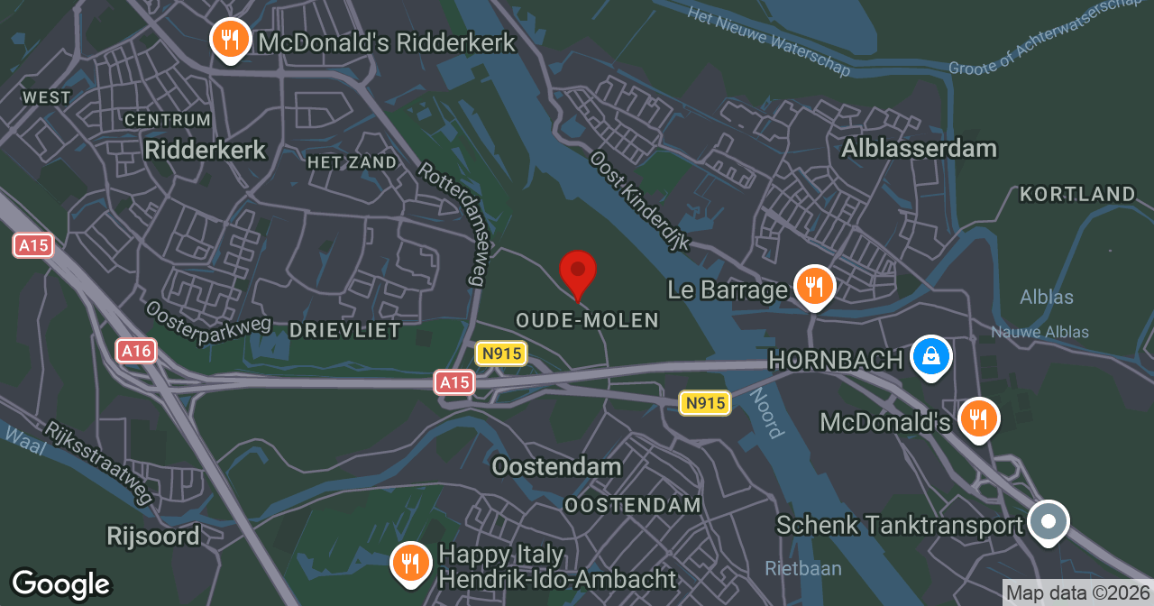 Kaart van de meldlocatie