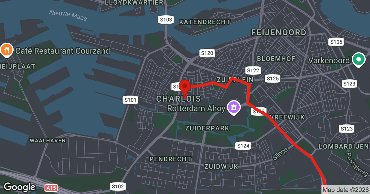 Kaart van de meldlocatie