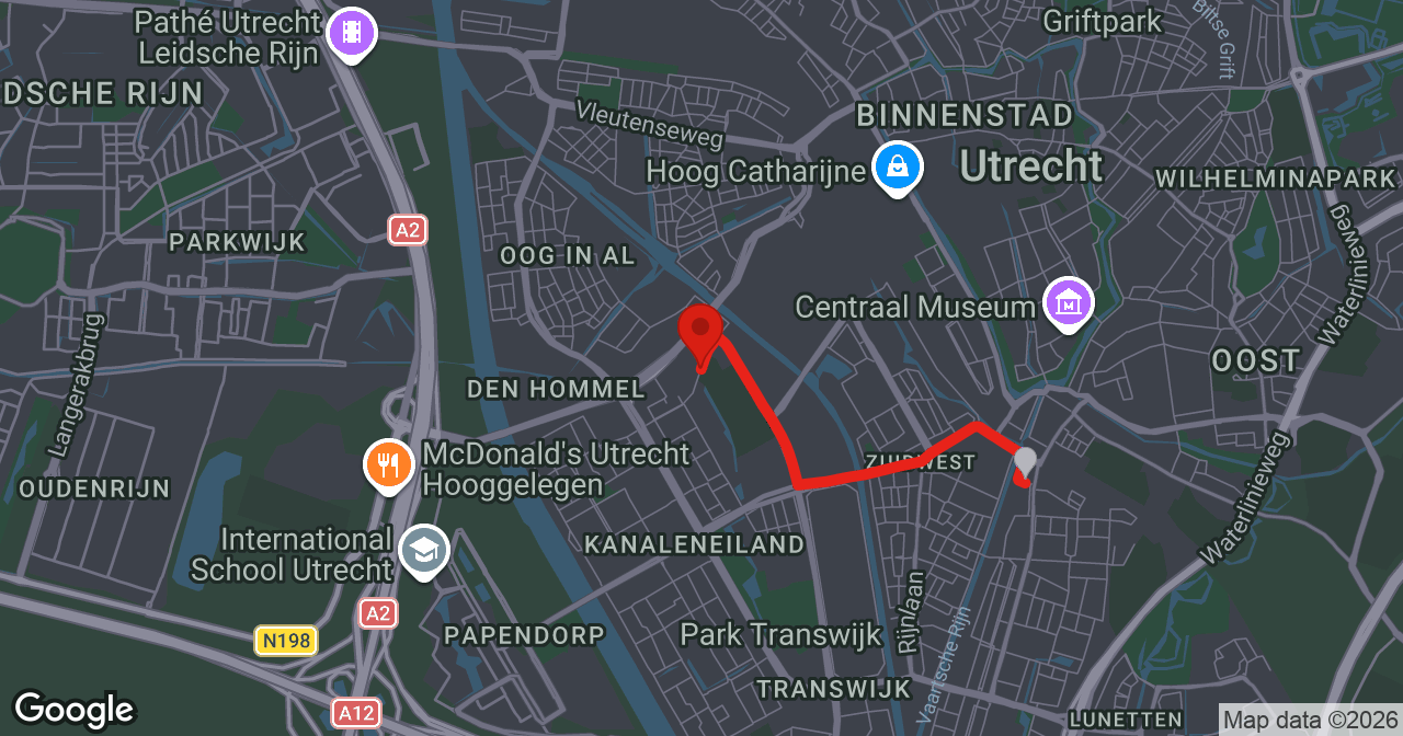 Kaart van de meldlocatie