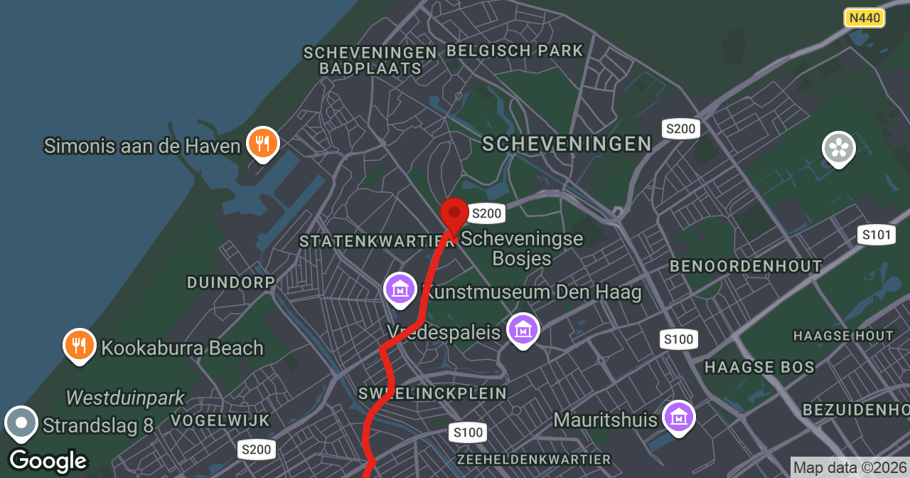 Kaart van de meldlocatie