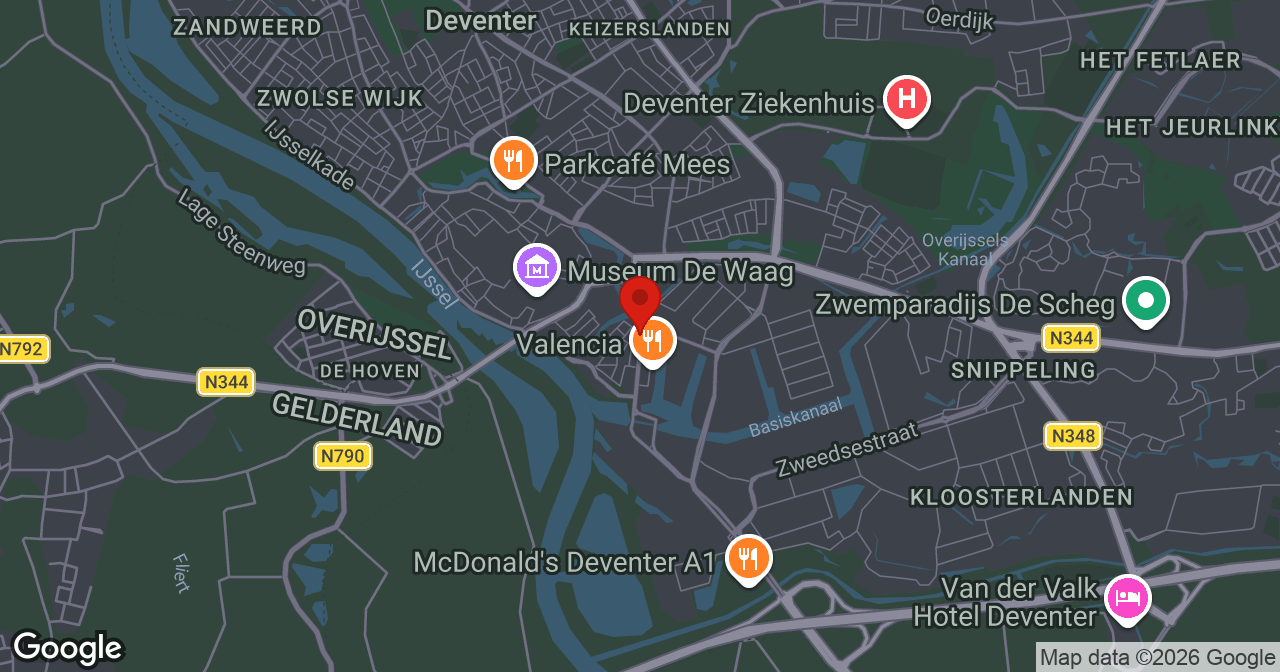 Kaart van de meldlocatie