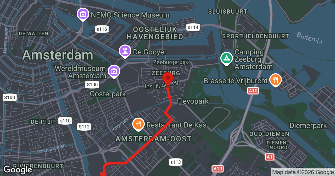 Kaart van de meldlocatie