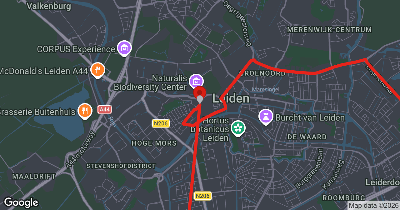 Kaart van de meldlocatie