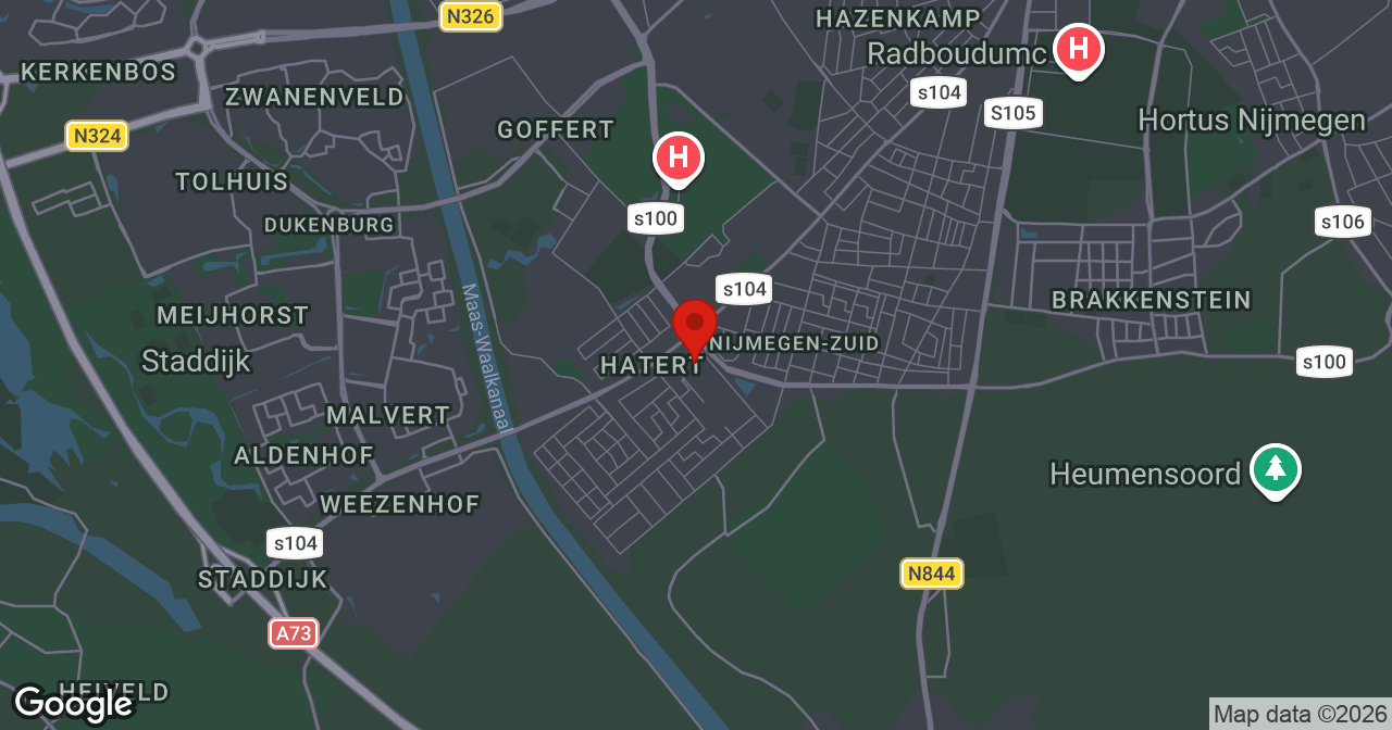 Kaart van de meldlocatie
